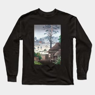 Rice Planting by Tsuchiya Koitsu Long Sleeve T-Shirt